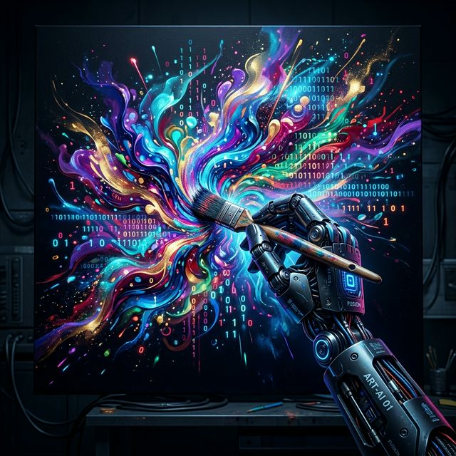 AI and Creativity: The Blend of Technology and Art